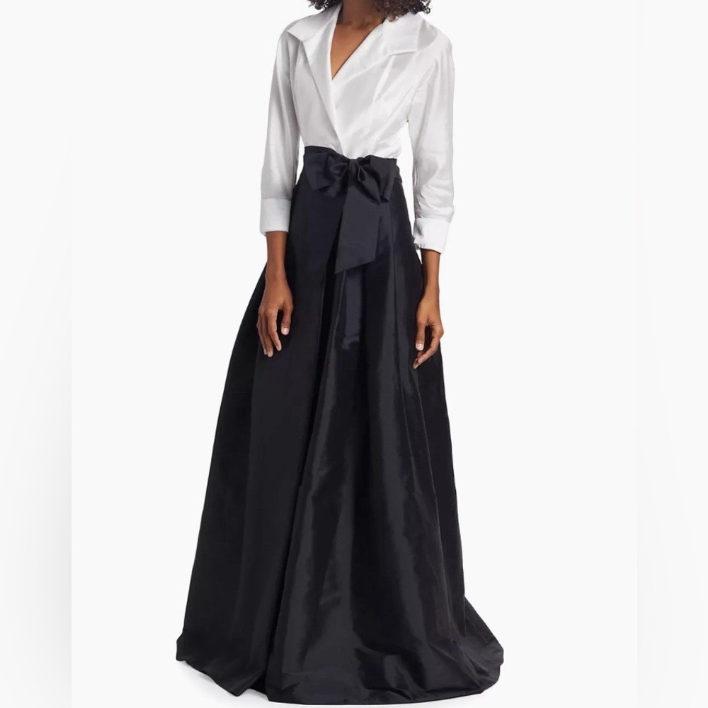 Teri Jon by Rickie Freeman
Taffeta Shirt Gown Size 8